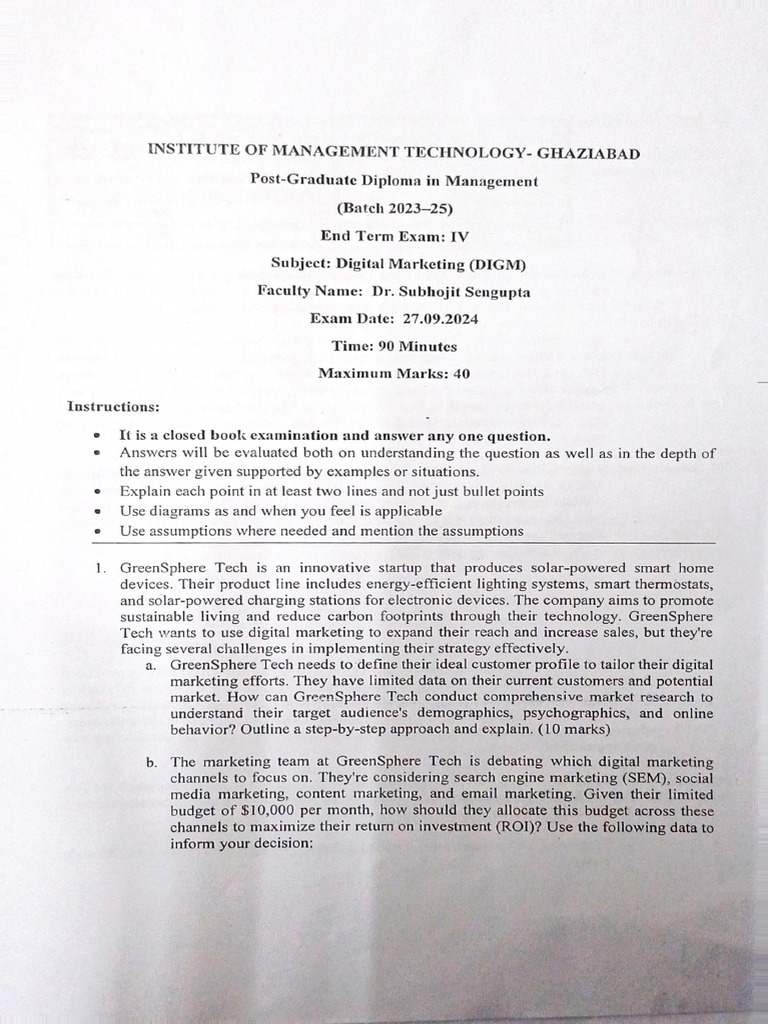 Digital Marketing Pdf Digital Marketing Marketing