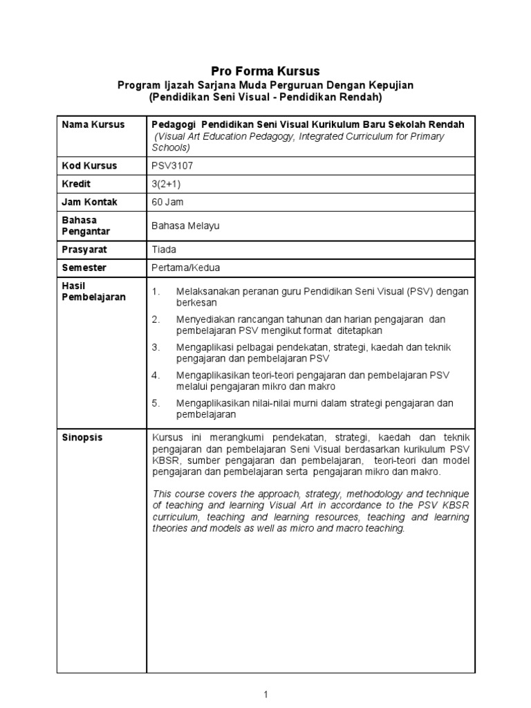 Psv3107 Pedagogi Pend S V Kbsr Pdf
