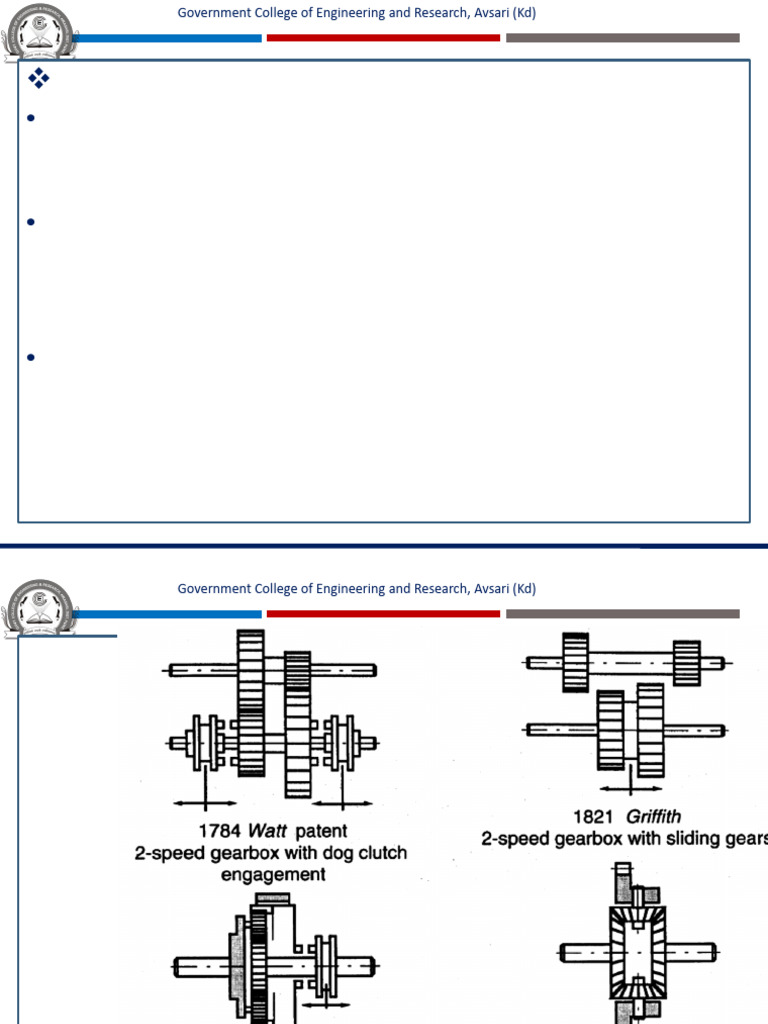 Automotive Gearbox Types and Functions | PDF | Manual Transmission ...