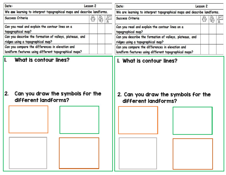 Understanding Contour Lines and Landforms | PDF
