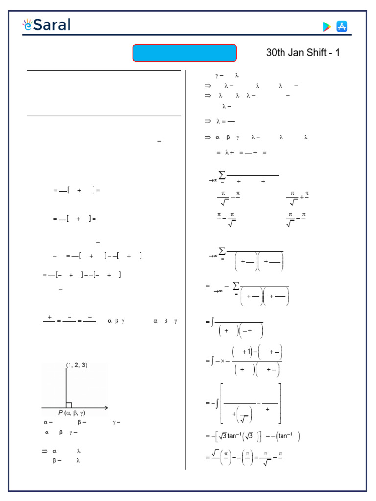MATHS JEE Main 2024 Question Papers With Answer Key PDF | PDF ...