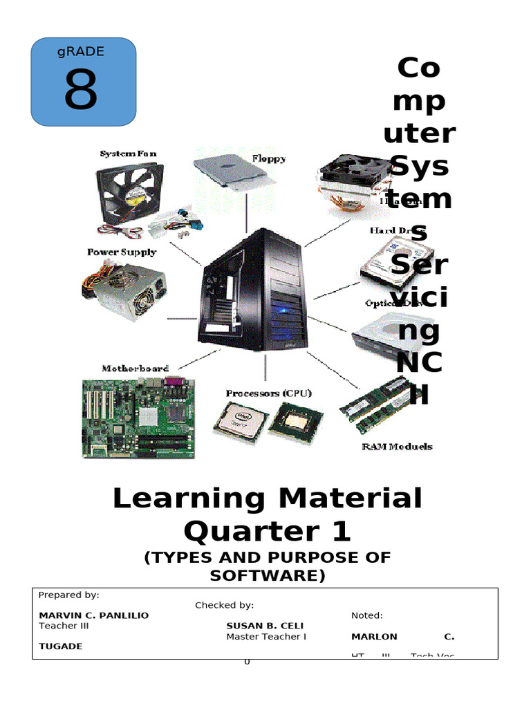 Grade 7 Software Classification Guide | PDF | Graphical User Interfaces ...