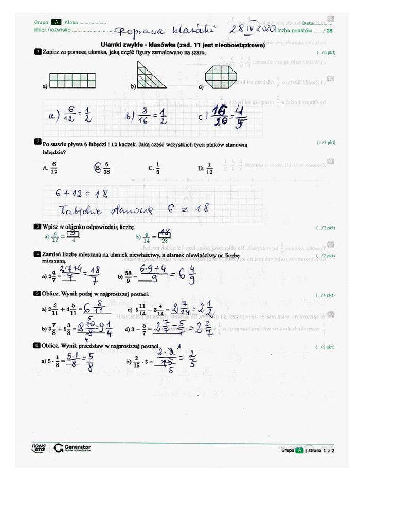 klasa-iv-matematyka-ulamki-zwykle-poprawa-klasowki-28-iv-2020-pdf