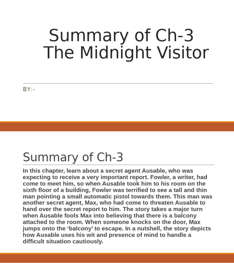 Summary of Ch-3 | PDF