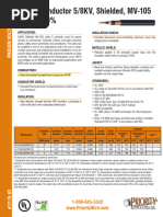 MV-105 Cable Ampacity Chart | PDF | Equipment | Power Engineering
