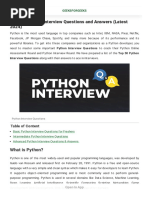 Python Sample Viva Questions for Academic Session 2024-2025 | PDF ...