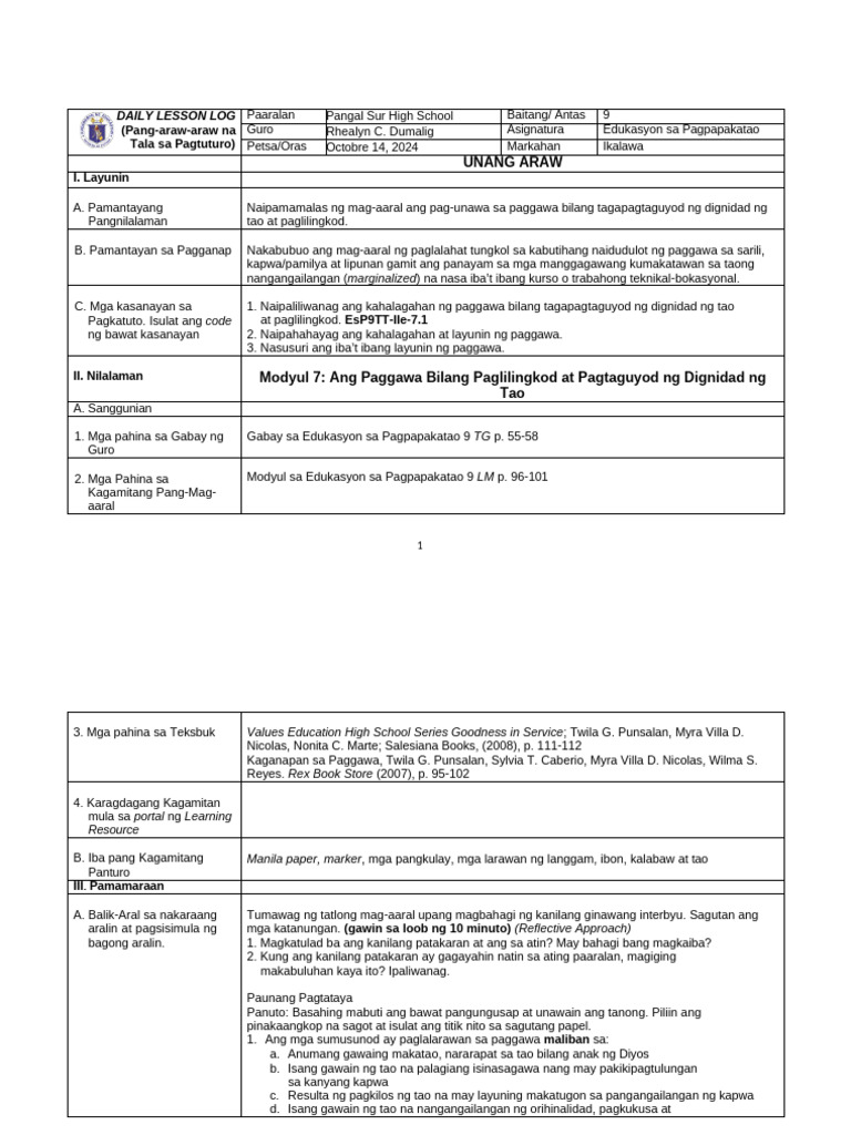 EsP DLL 9 Mod7 | PDF