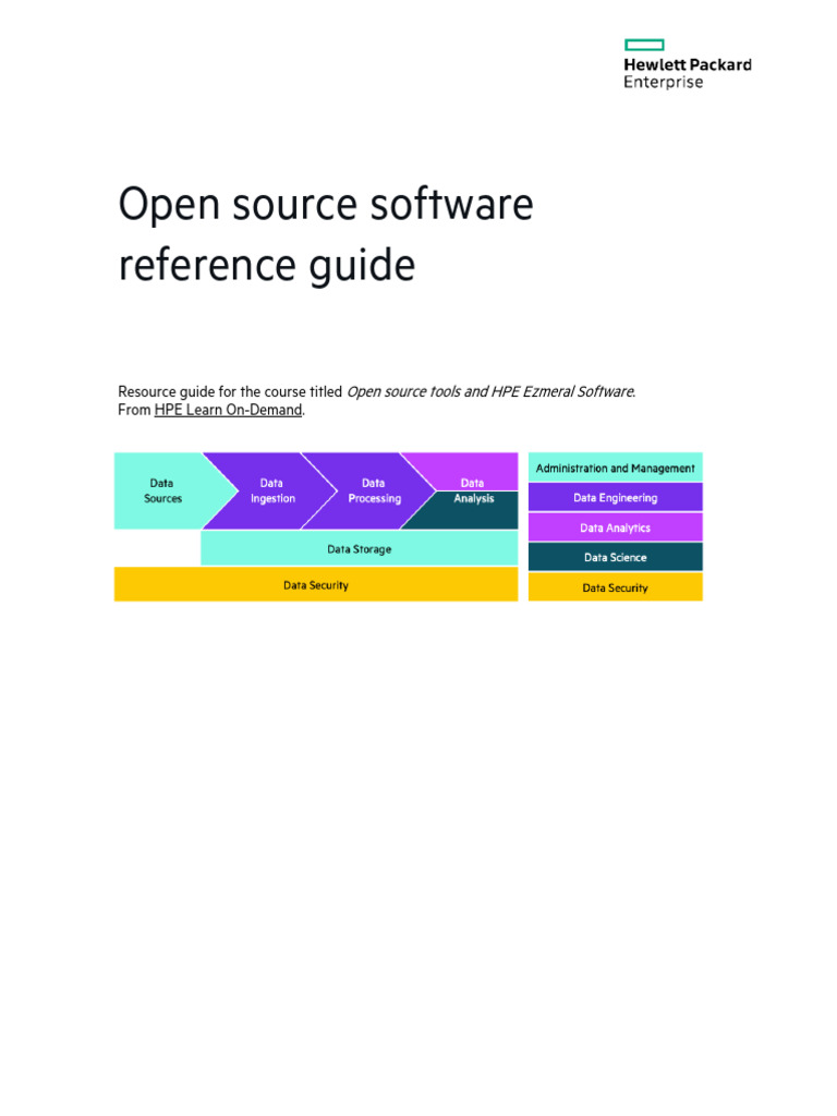 HPE Ezmeral Open Source Tools Guide | PDF | Apache Spark | Apache Hadoop