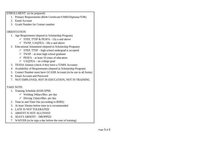 For Orientation | PDF