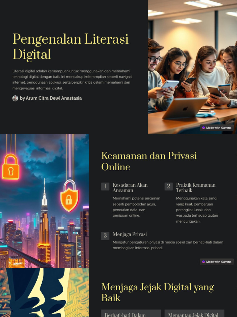 Pengenalan Literasi Digital dan Etika | PDF