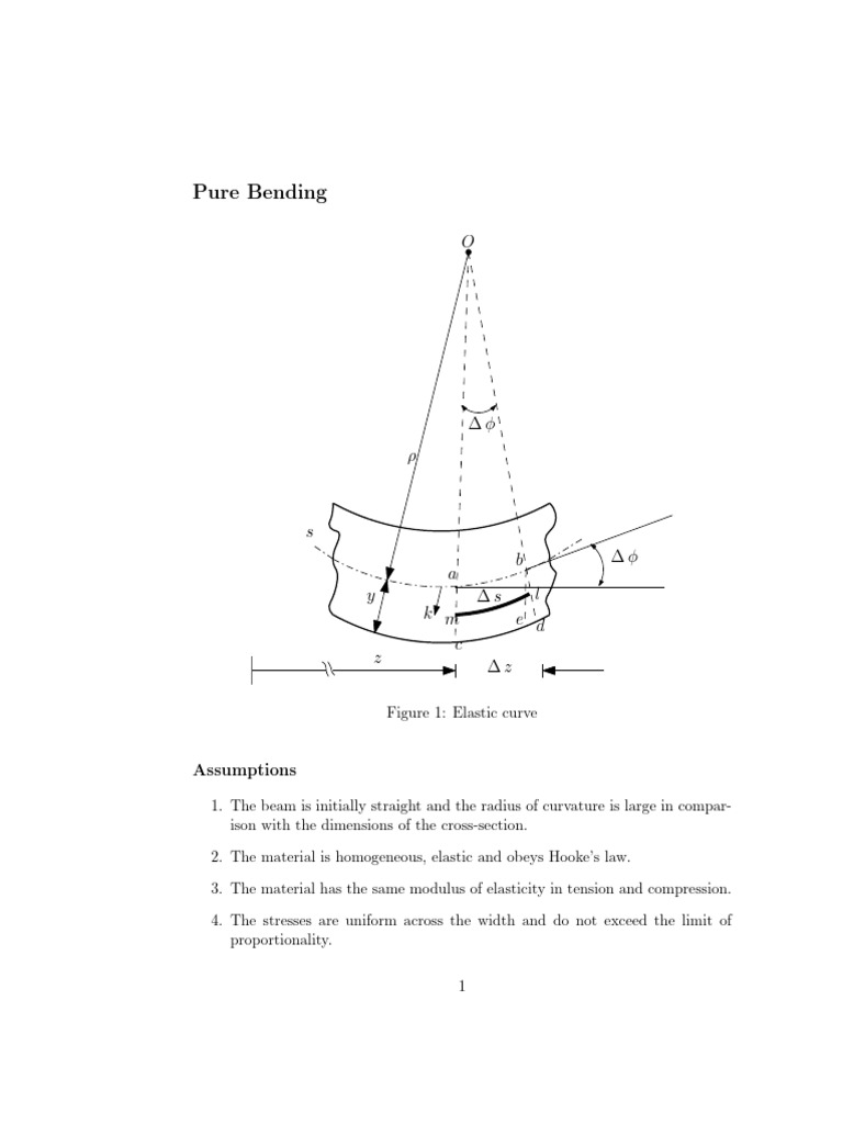 Bending and Shear Stresses | PDF | Bending | Beam (Structure)