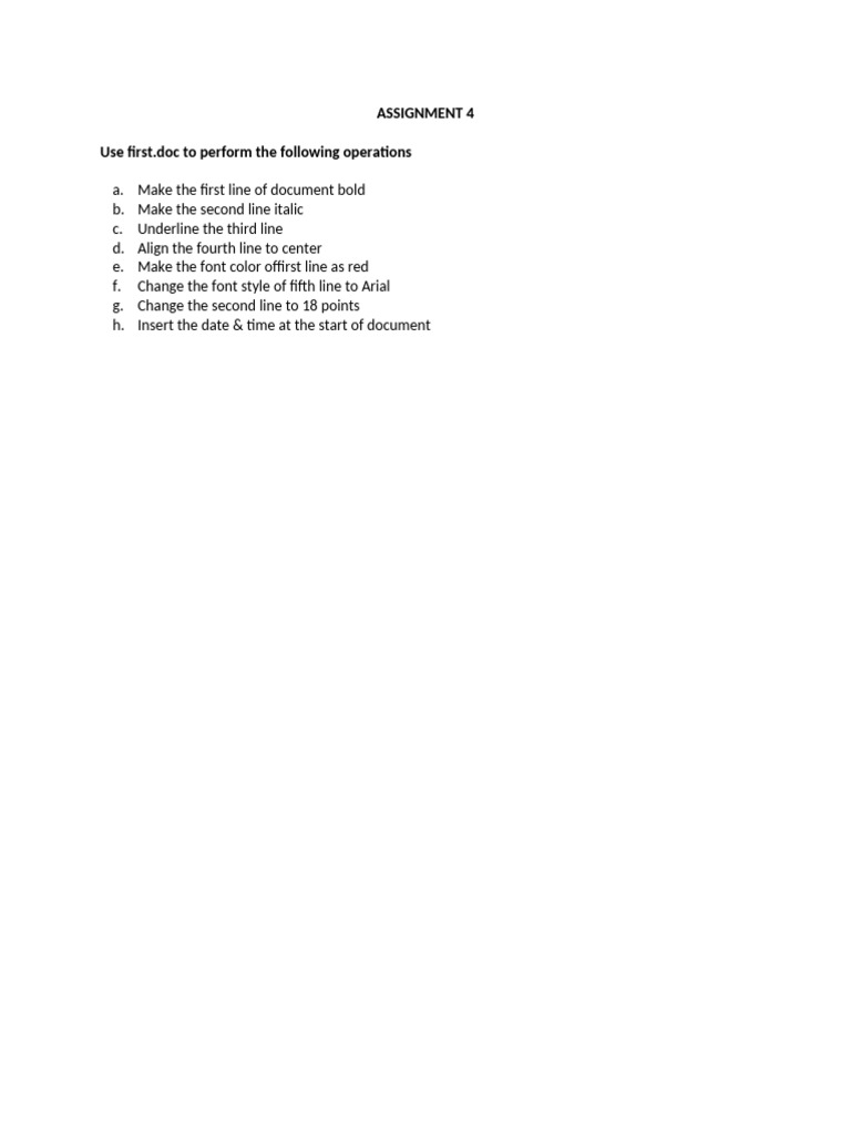 Assignment 4 | PDF