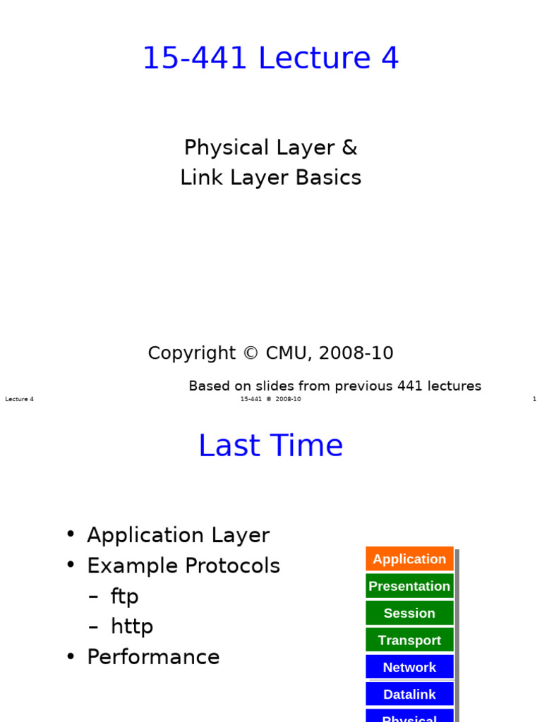 04 Physical | PDF | Modulation | Signal To Noise Ratio