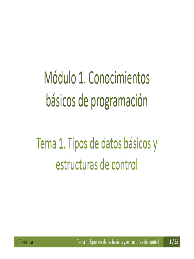 Tema1 v5 | PDF | Programación | Programa de computadora