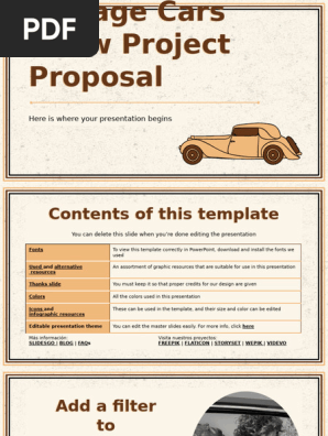 Vintage Cars Show Project Proposal by Slidesgo (1)