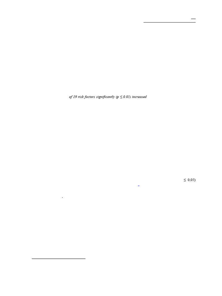 Analysis of Risk Factors of Chronic Kidney Disease On Patients With ...