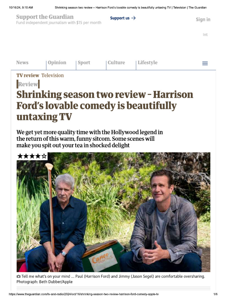 Shrinking Season Two Review Pdf