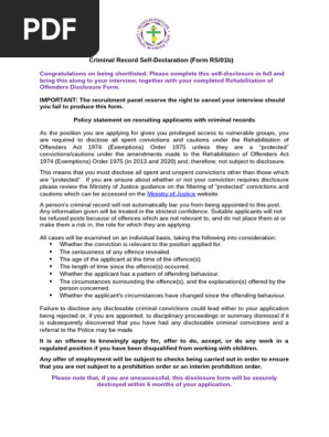 RS01b - Criminal Record Self Declaration Form (3) (1)