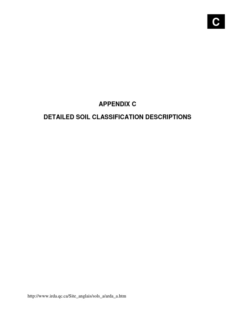 Soil Classification Detail | PDF | Soil | Soil Fertility