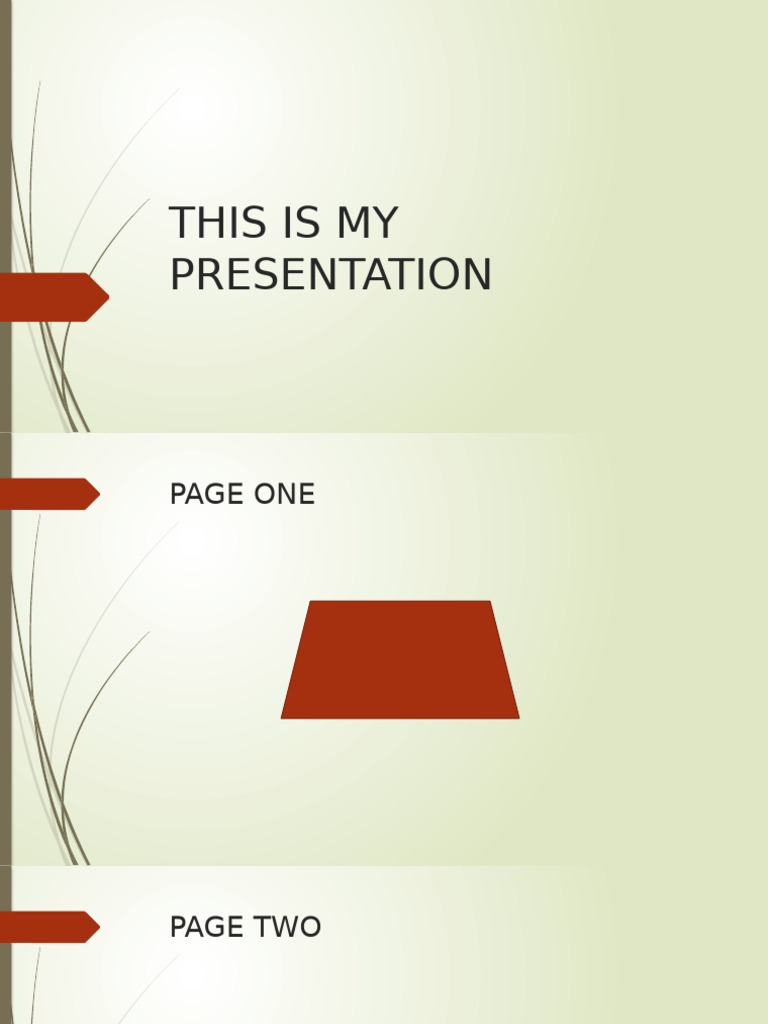 This Is My Presentation | PDF