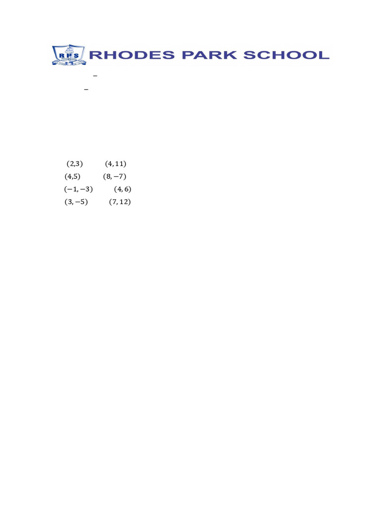 Grade 12 Math Homework: Line Equations | PDF