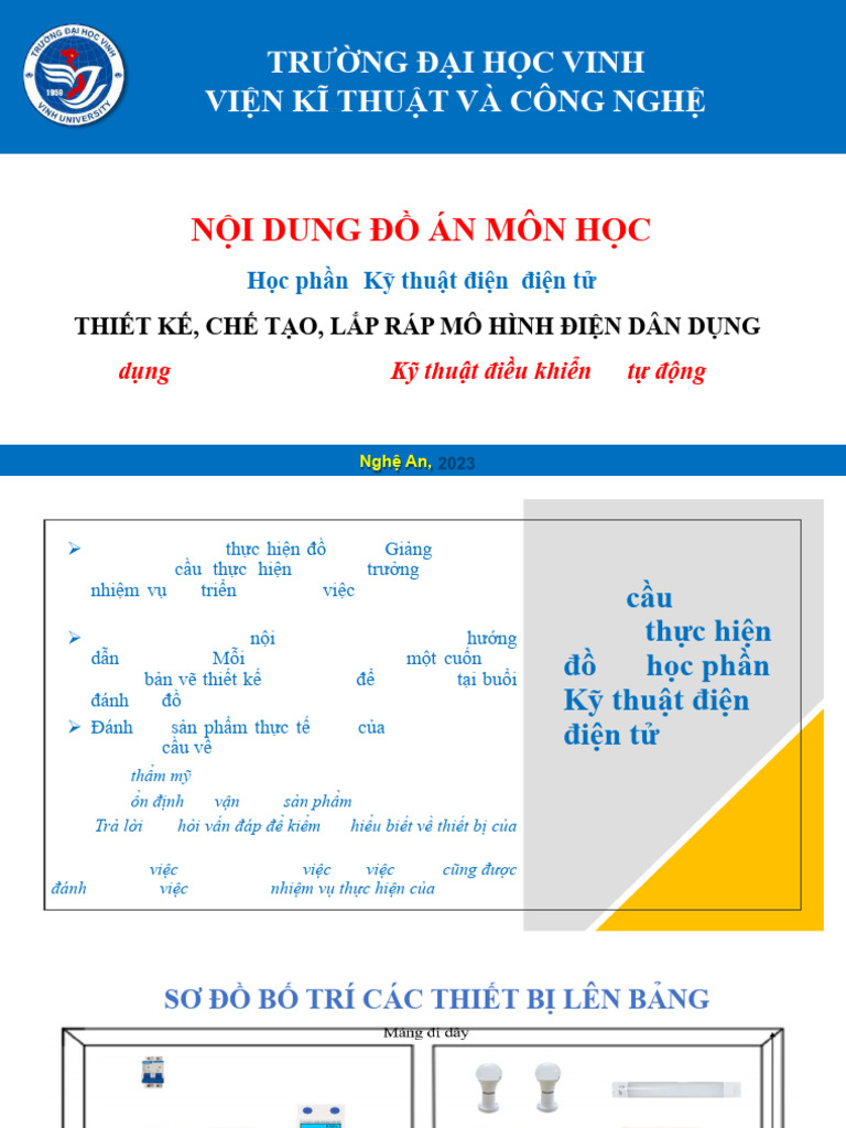 Do an mon hoc hoc phan ky thuat dien tien tu k63 tdh pdf