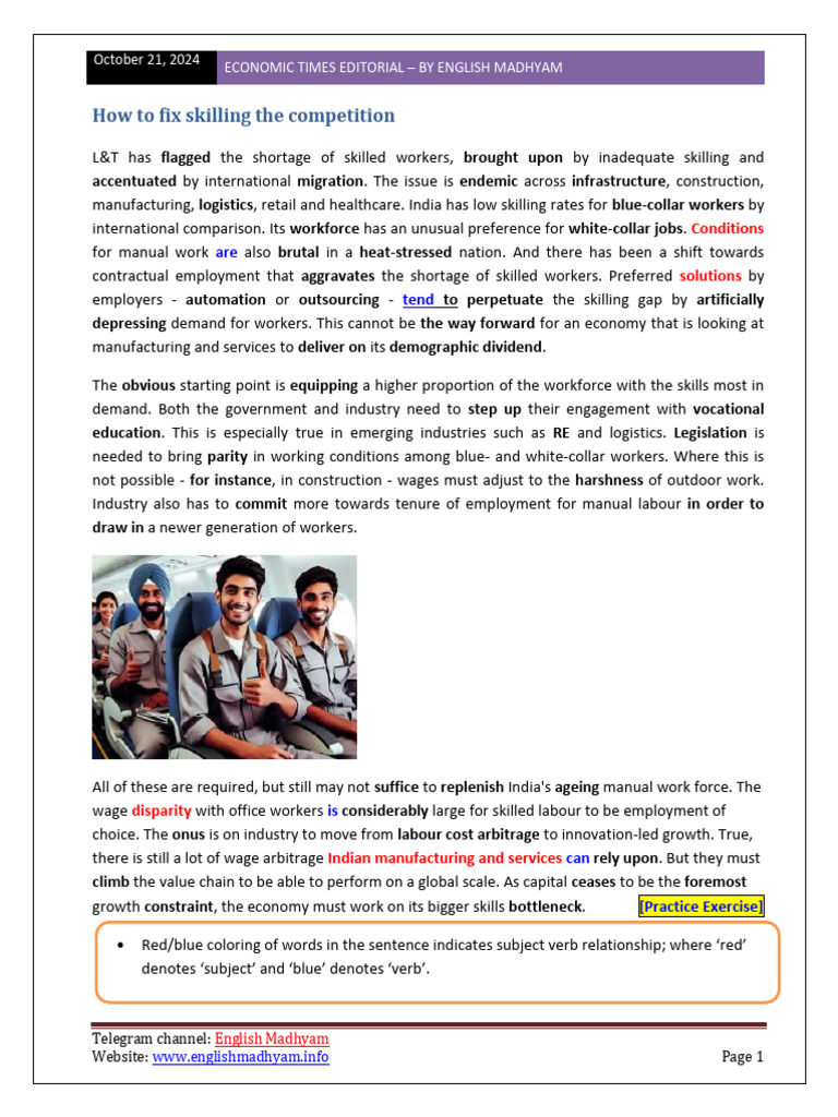 How To Fix Skilling The Competition | PDF | Employment | Labour Economics