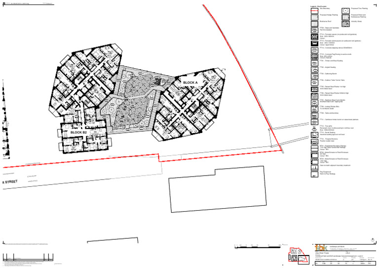 Combined Hard and Soft Landscape General Arrangement - Level 2-1794808 ...