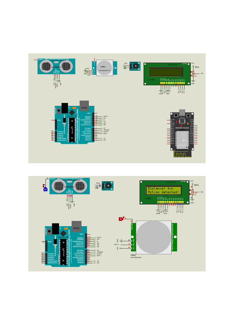 Arduino Sensor Schematics Guide | PDF | Arduino