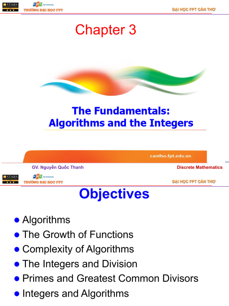 Chapter 3-The Fundamentals - Algorithms - Integers | PDF ...