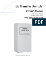Automatic Transfer Switch: Owner's Manual
