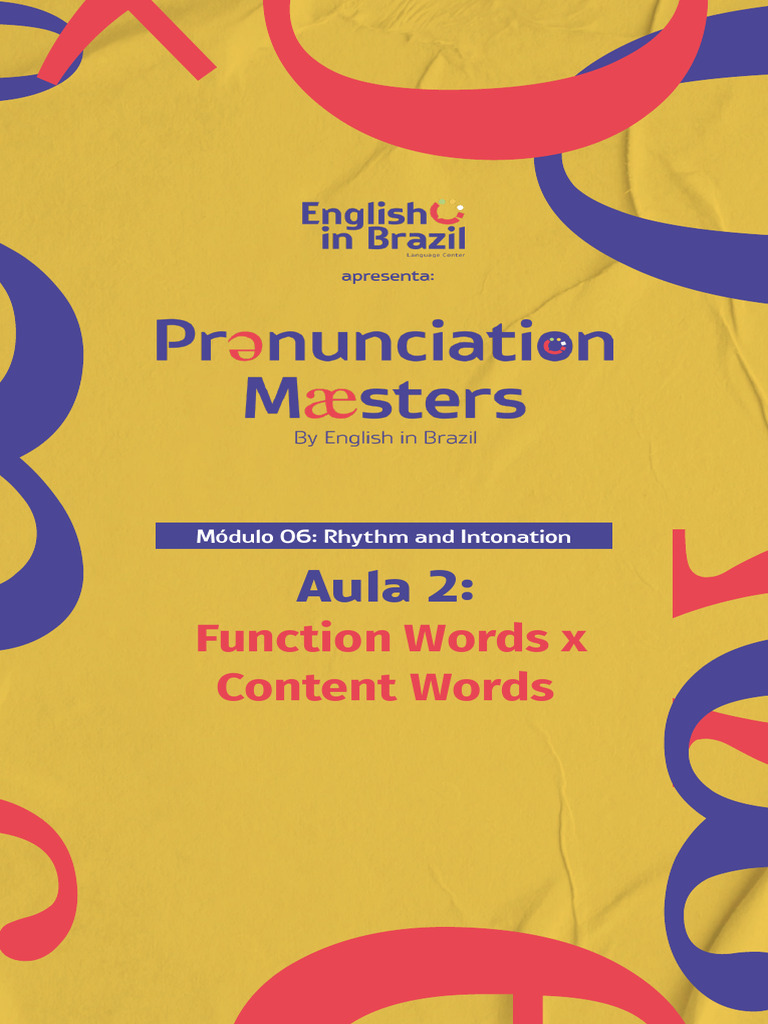 Funções das Palavras em Inglês | PDF | Tempo