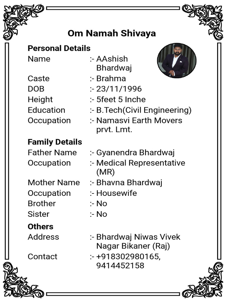Biodata 4 | PDF