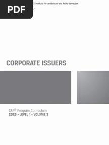 CFA LV1 2025 - Volume 3 - Corporate Issuers
