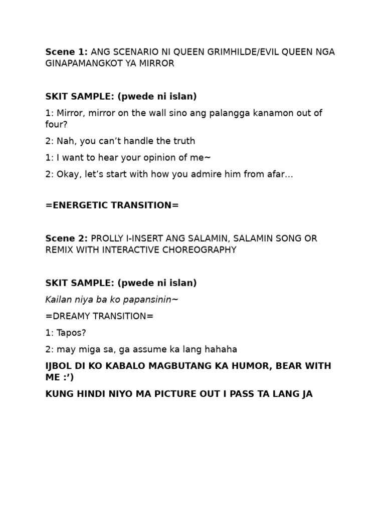 Scene 1 | PDF