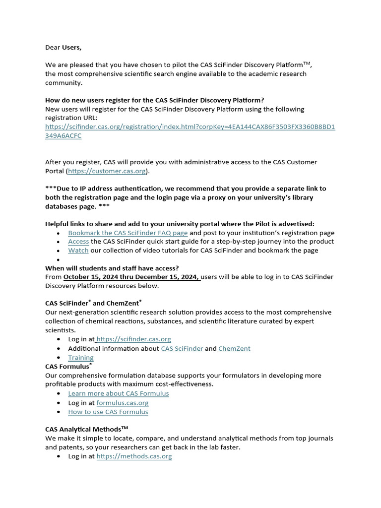 Dear Users | PDF