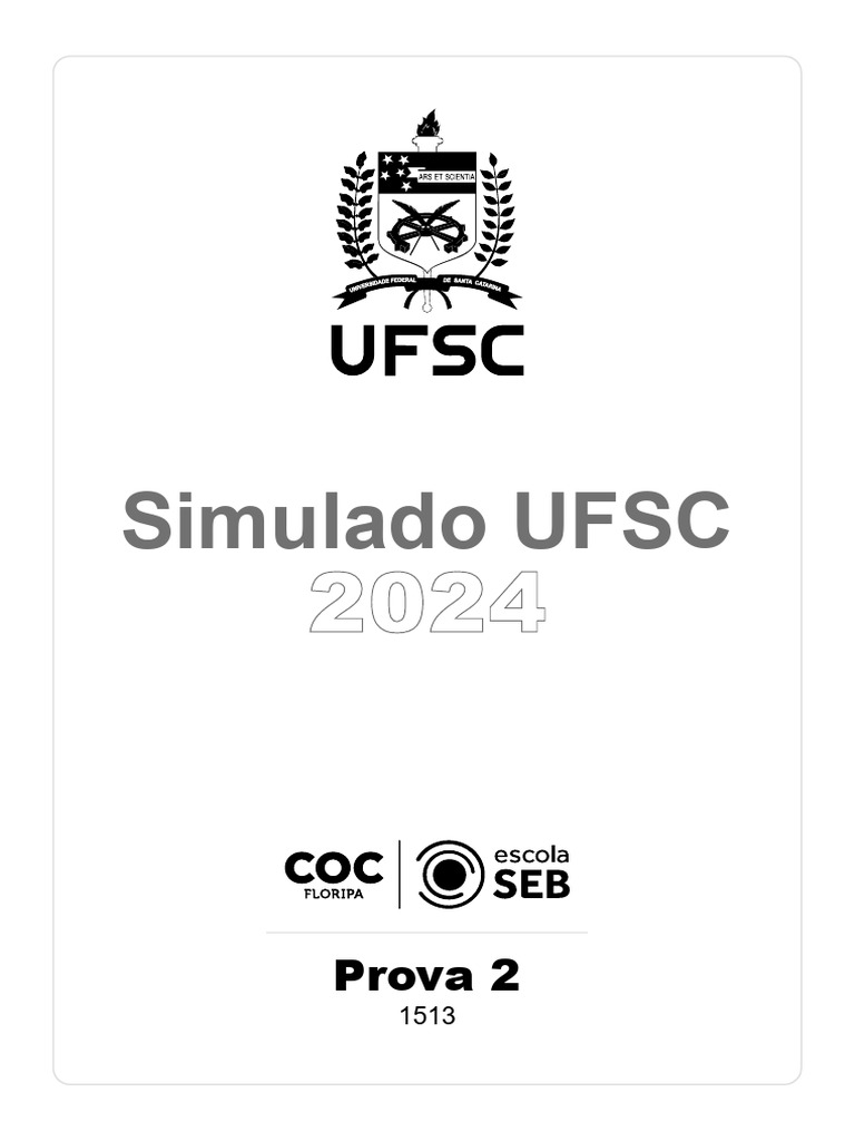 Simulado UFSC 2024: Prova de Ciências Humanas | PDF | Émile Durkheim ...