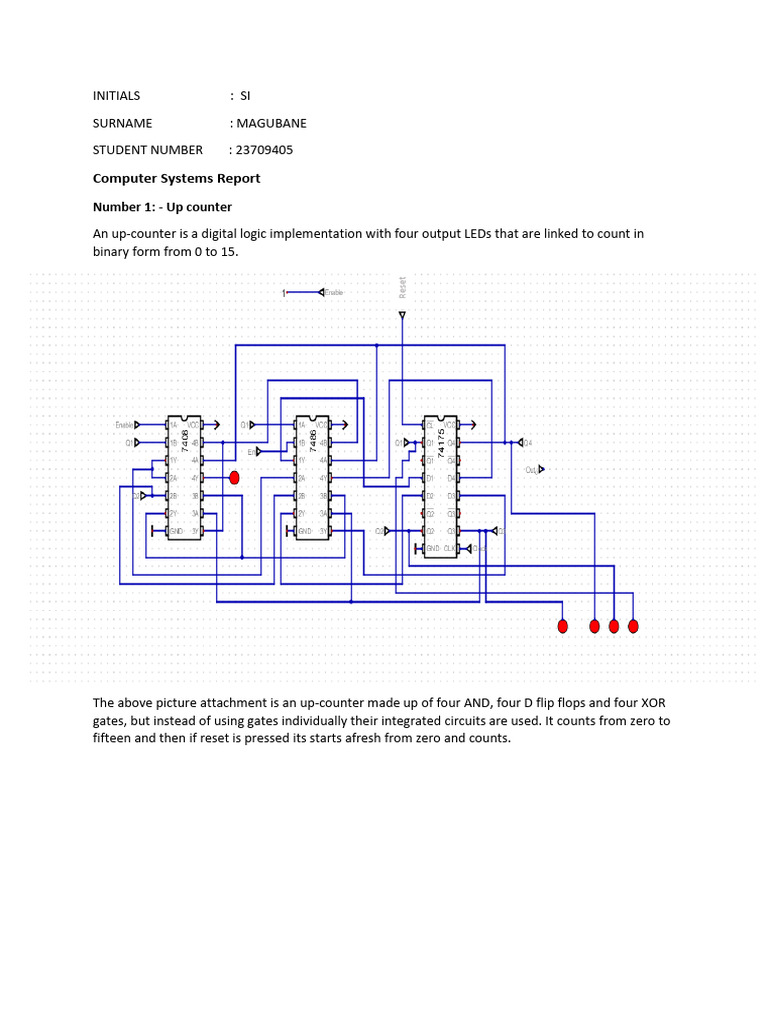 Digital Logic Counters and FSM Report | PDF