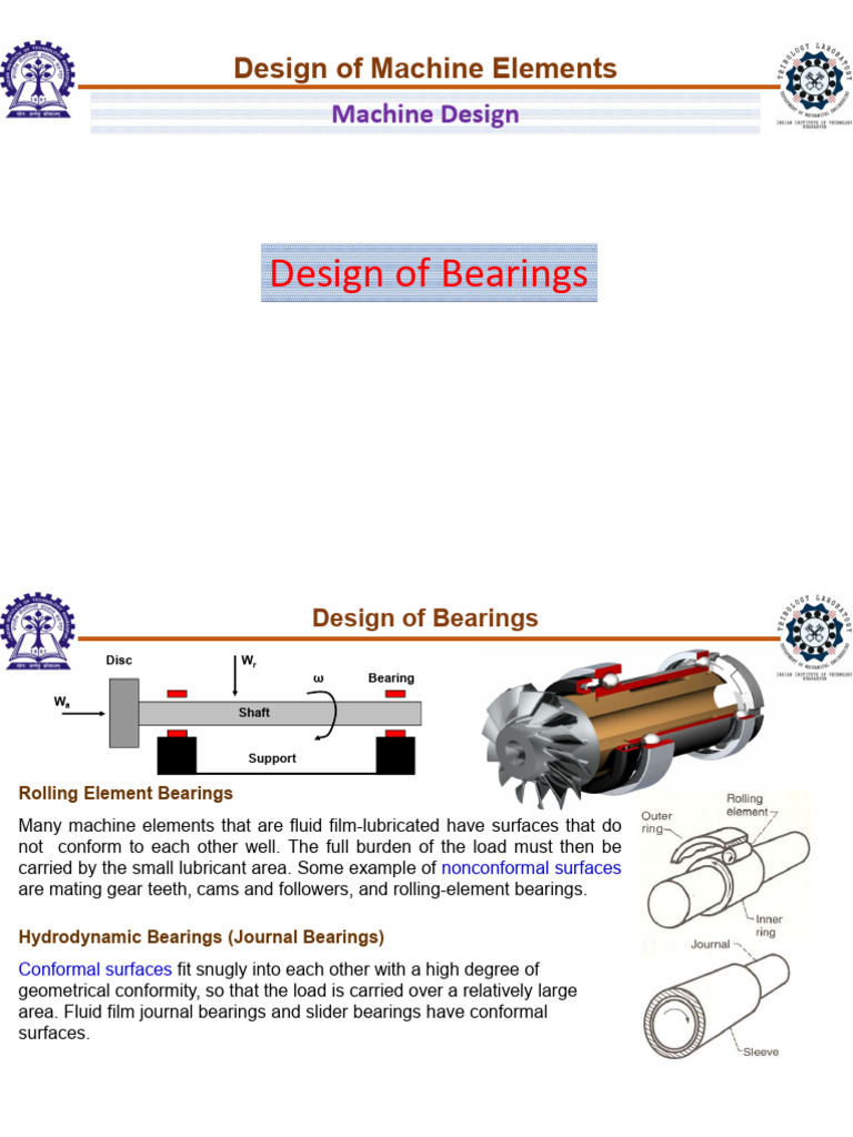 07 Bearings | PDF | Viscosity | Bearing (Mechanical)