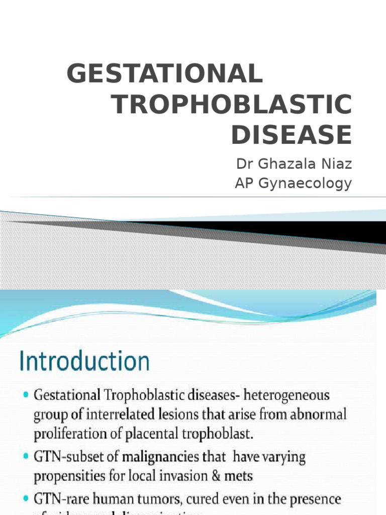 Gestational Trophoblastic Disease 1 | PDF | Human Chorionic ...