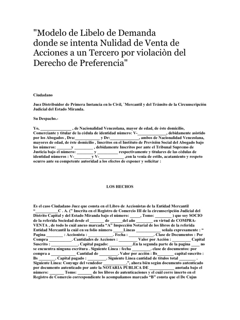 Modelo De Carta De Desalojo De Vivienda Por Falta De Pago 
