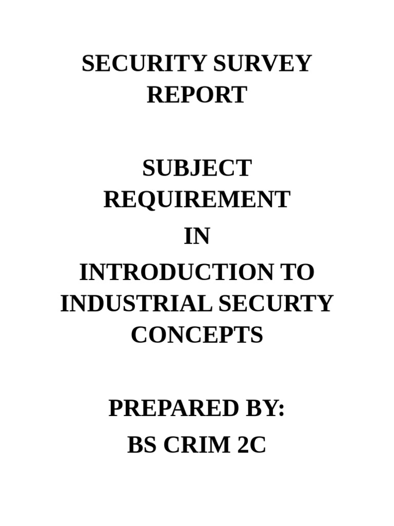 Ism pdf securities physical security