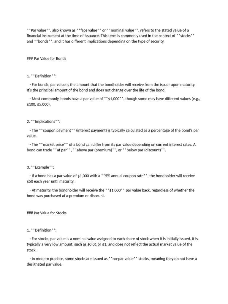 4 Pdf Bonds Finance Stocks