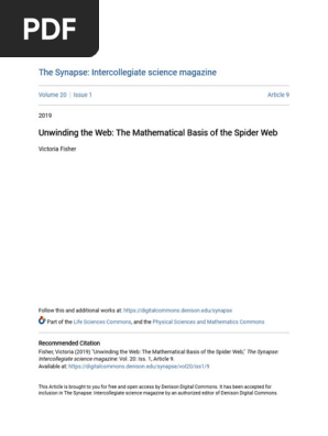 Unwinding the Web_ The Mathematical Basis of the Spider Web