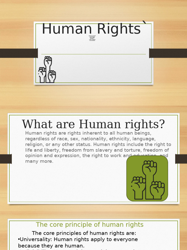 Human Rights Advocacy Campaign by Slidesgo | PDF