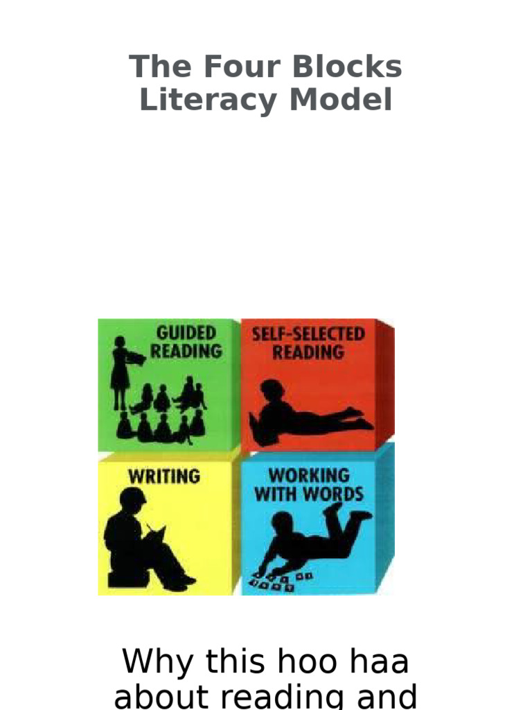 Four Blocks Literacy Model Overview | PDF | Phonics | Reading Comprehension