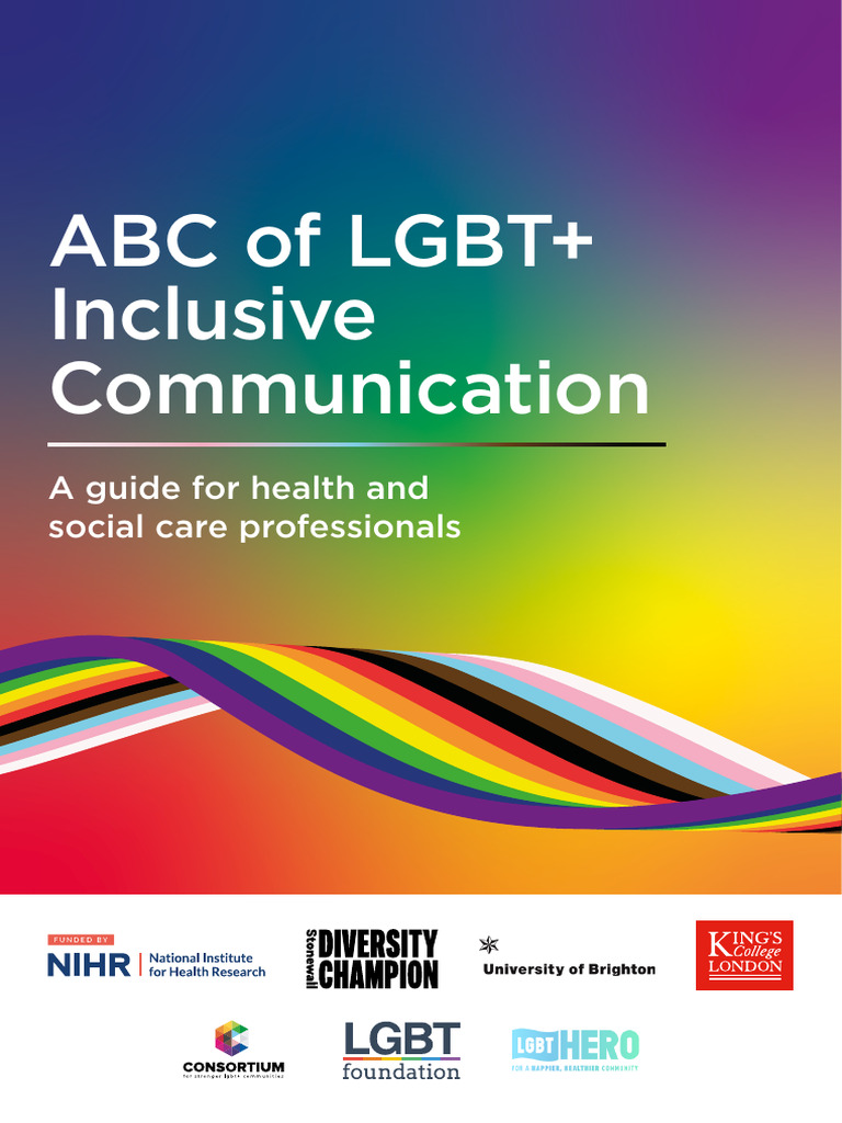 LGBT+ Inclusive Communication Guide | PDF | Gender | Gender Studies