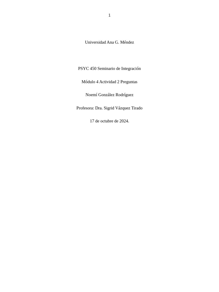 Módulo 4 Actividad 2 | PDF