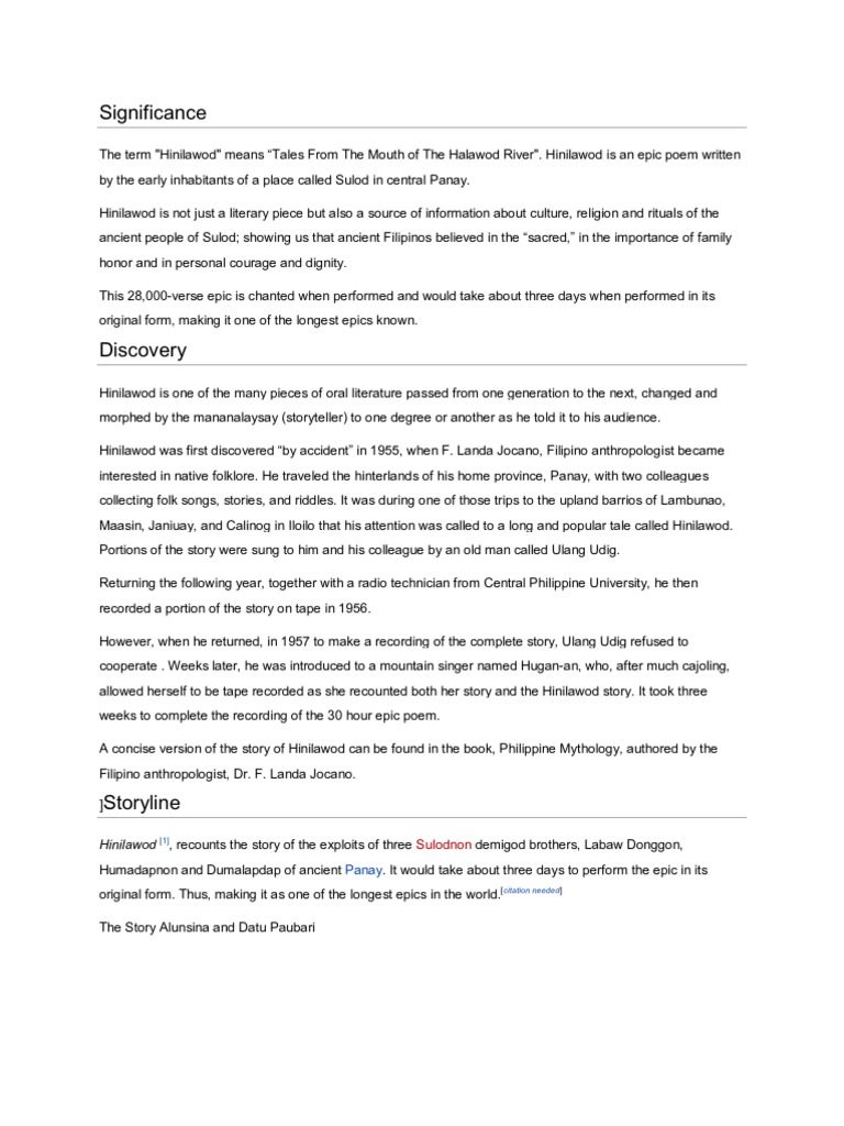 Hinilawod full story pdf image