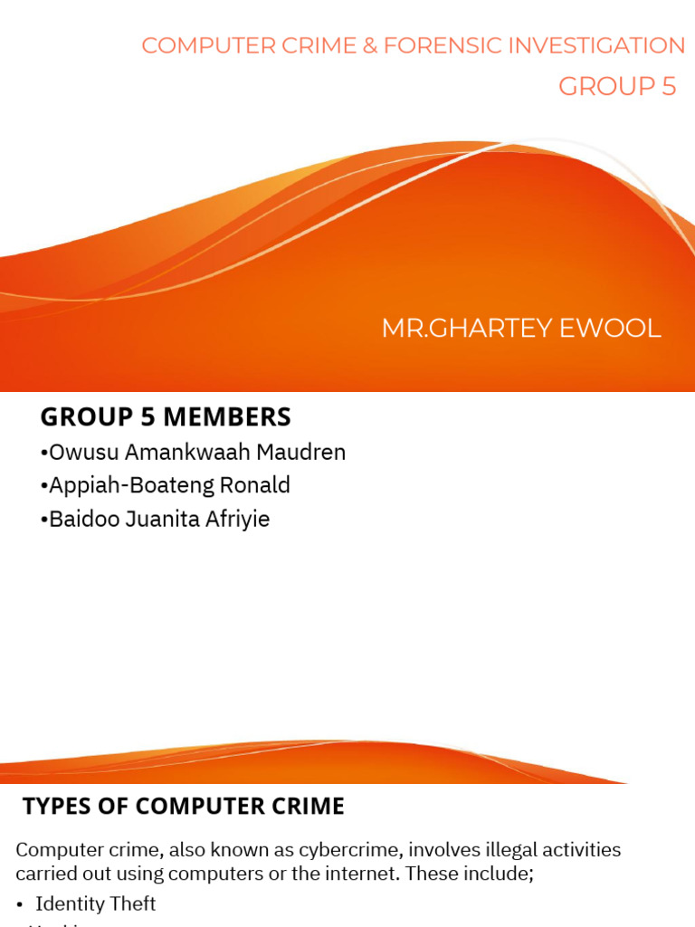 Computer Crime And Forensic Investigation Pdf Pdf Security Hacker